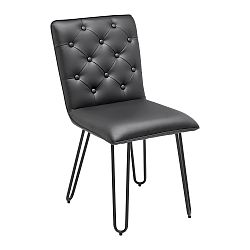 Židle Ivie - Černá Koženka