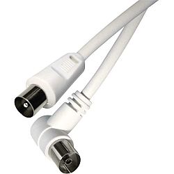 Emos Anténní koaxiální kabel stíněný 2,5m - úhlová vidlice SD3102