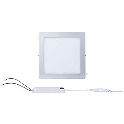 Emos LED panel 224×224, čtvercový přisazený stříbrný, 18W neut.b. ZM6242 ZM6242